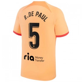 Atlético Madrid R. De Paul 5 Tredje 2022-23 - Fodboldtrøjer (S/S)